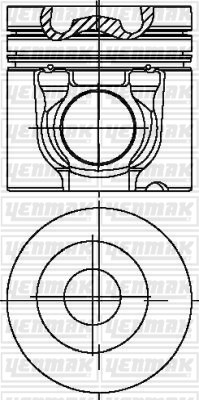 Volvo D7D Piston Segman Q108.0MM STD YENMAK