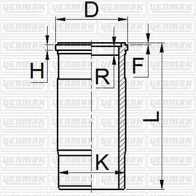 Volvo D7 A/B Gömlek Q104.78MM STD YENMAK