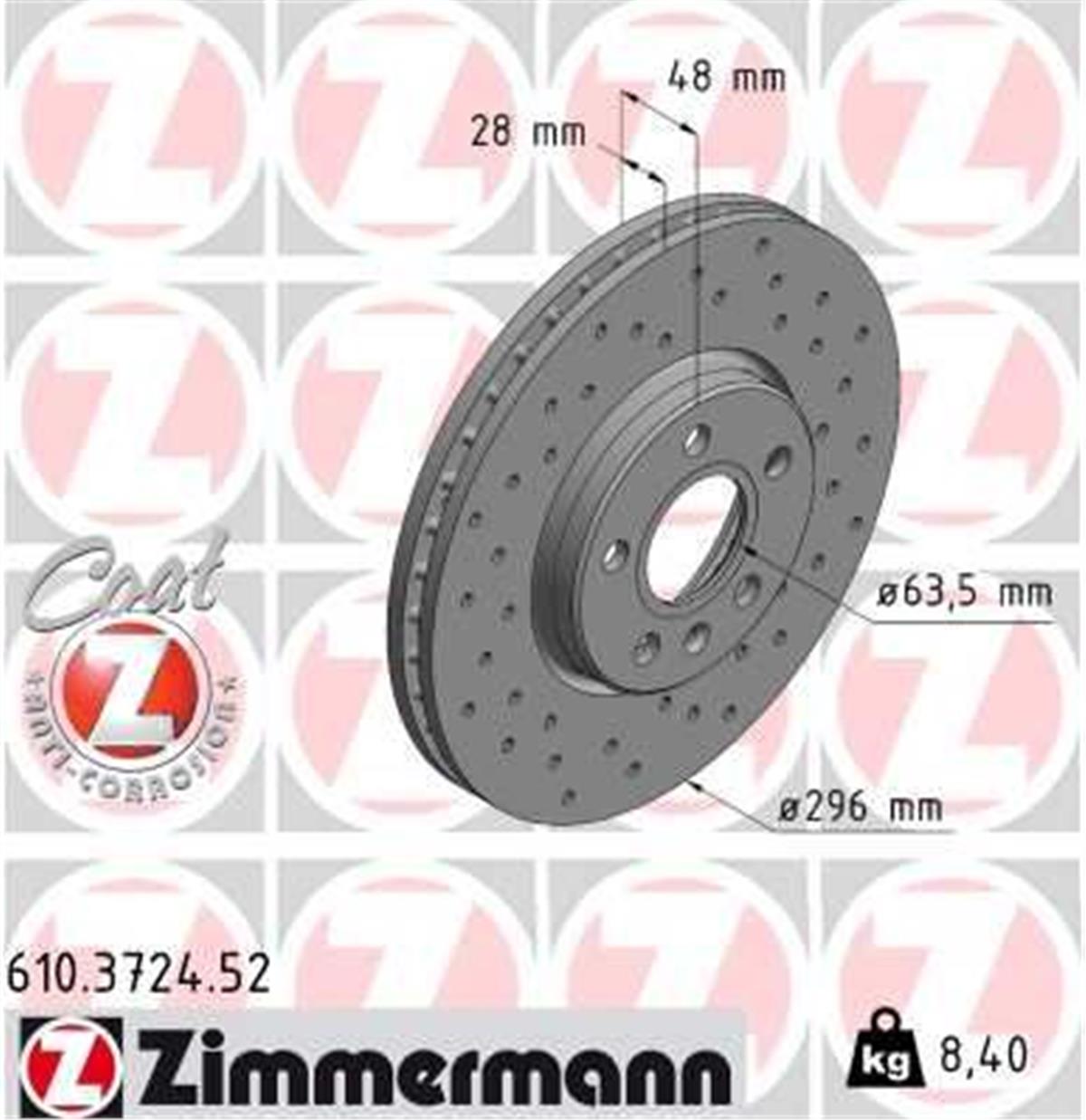 Volvo S60 (2019>) S90 (2016>) V60 Fren Diski Arka 31423722
