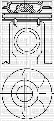 Volvo TD 63 E-TD 63 ES-TD 63 KDE TD61 Piston Segman Q98.43MM STD YENMAK