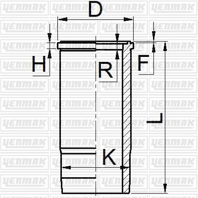 Volvo TD 103 E/ES/EA Gömlek Q120.65MM STD EURO 2 YENMAK