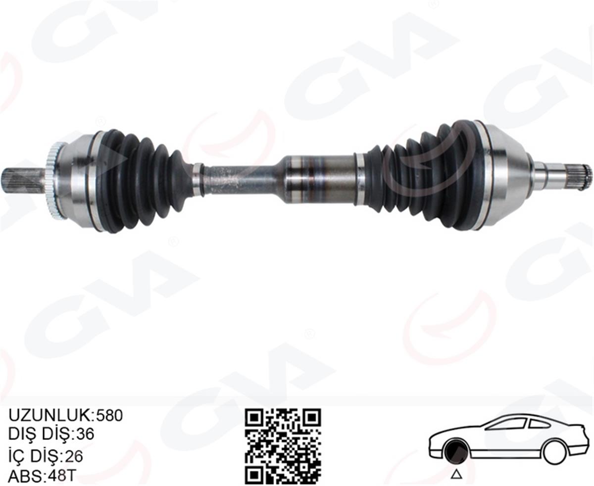 Volvo Xc90 (02>) Ön Aks Komple Sol Abs Li 8601581