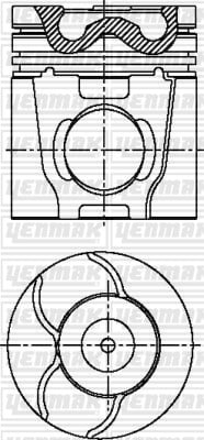 Volvo D 10 A 350 Euro 2-D 10 A/B/C 360 Euro 2 Piston Segman Q120.65MM STD YENMAK