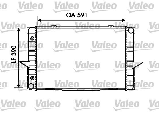Volvo C70 I S70 V70 I XC70 Cross Country Motor Su Radyatörü VALEO