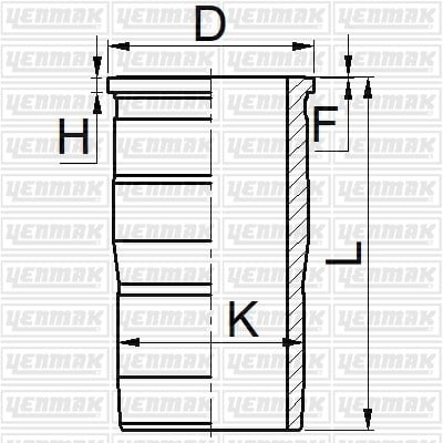 Volvo D 12 B Gömlek Q131.0MM STD EURO 2 YENMAK