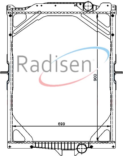 Volvo FH12 FM10 FM7 Radyatör RADISEN