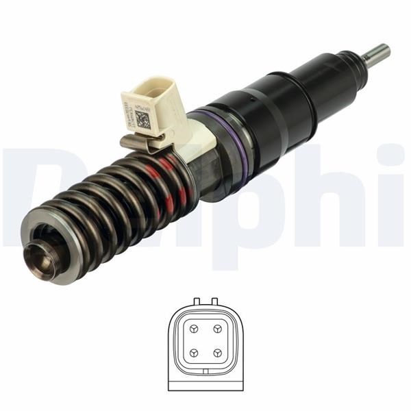 Volvo Trucks D13 US15 CARB REGS EUI-E3 Enjektör DELPHI