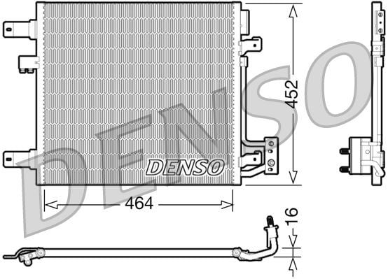 Jeep Wrangler III Klima Radyatörü DENSO