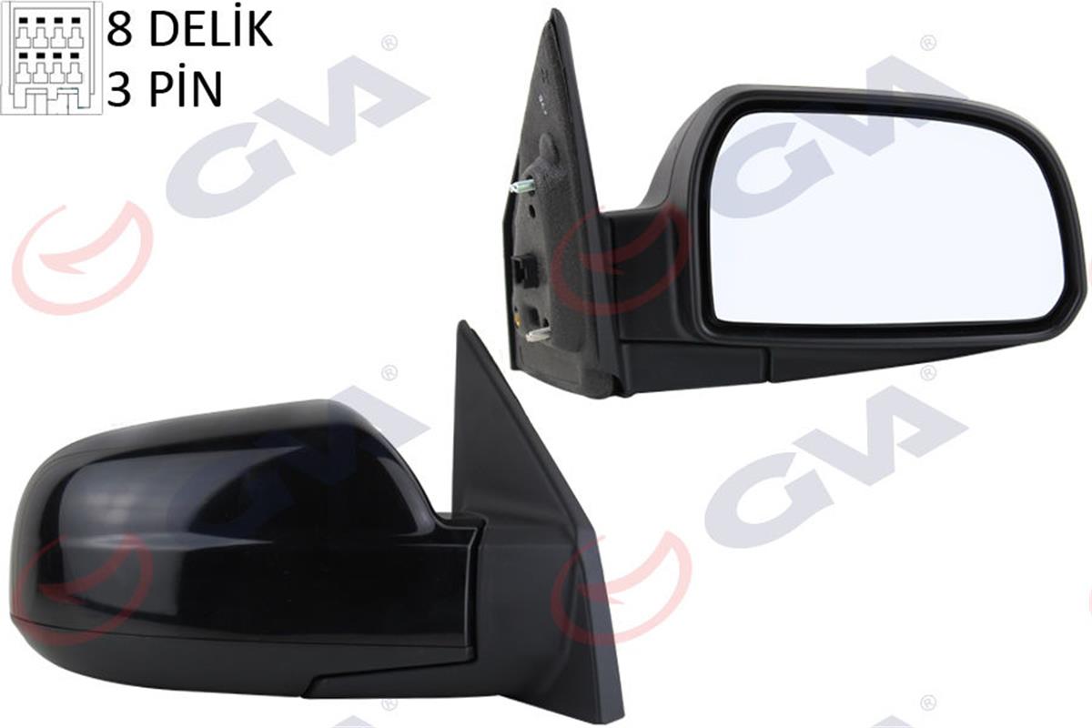 X Dış Dikiz Aynası Elektrikli Sağ Hyundaı Tucson 05-10 Vm-455Er
