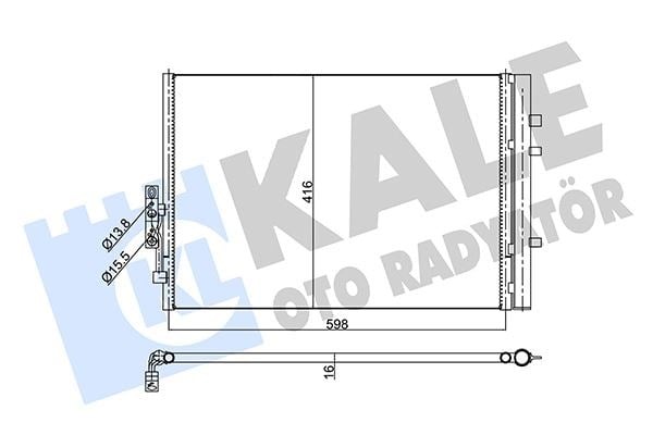 BMW X3 Kondenser KALE-RADYATOR
