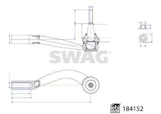 Volvo XC40 Sağ Rot Başı SWAG