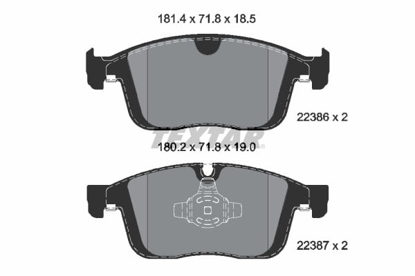 Volvo XC60 Ön Balata TEXTAR
