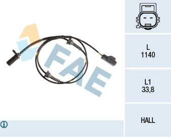 Volvo XC90 Ön Sağ ABS Hız Sensörü FAE