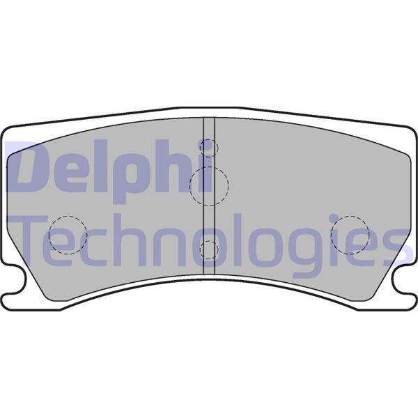 Jaguar XKR Arka Fren Balatası DELPHI