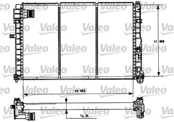 PSA XM 605 Radyatör TD VALEO
