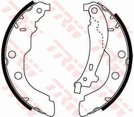 Citroen Xsara Peugeot 406 Arka Aks Pabuçlu Balata Kiti TRW