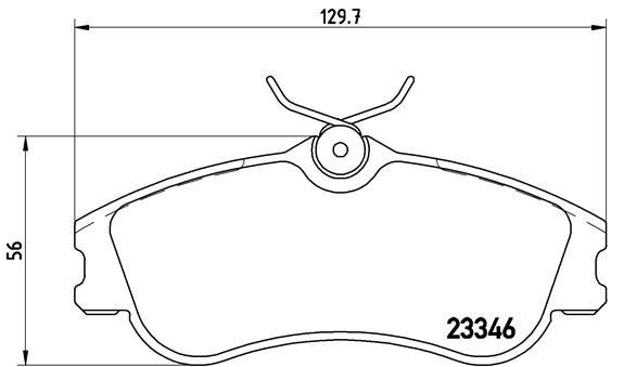 Citroen Xsara Picasso Ön Balata BREMBO
