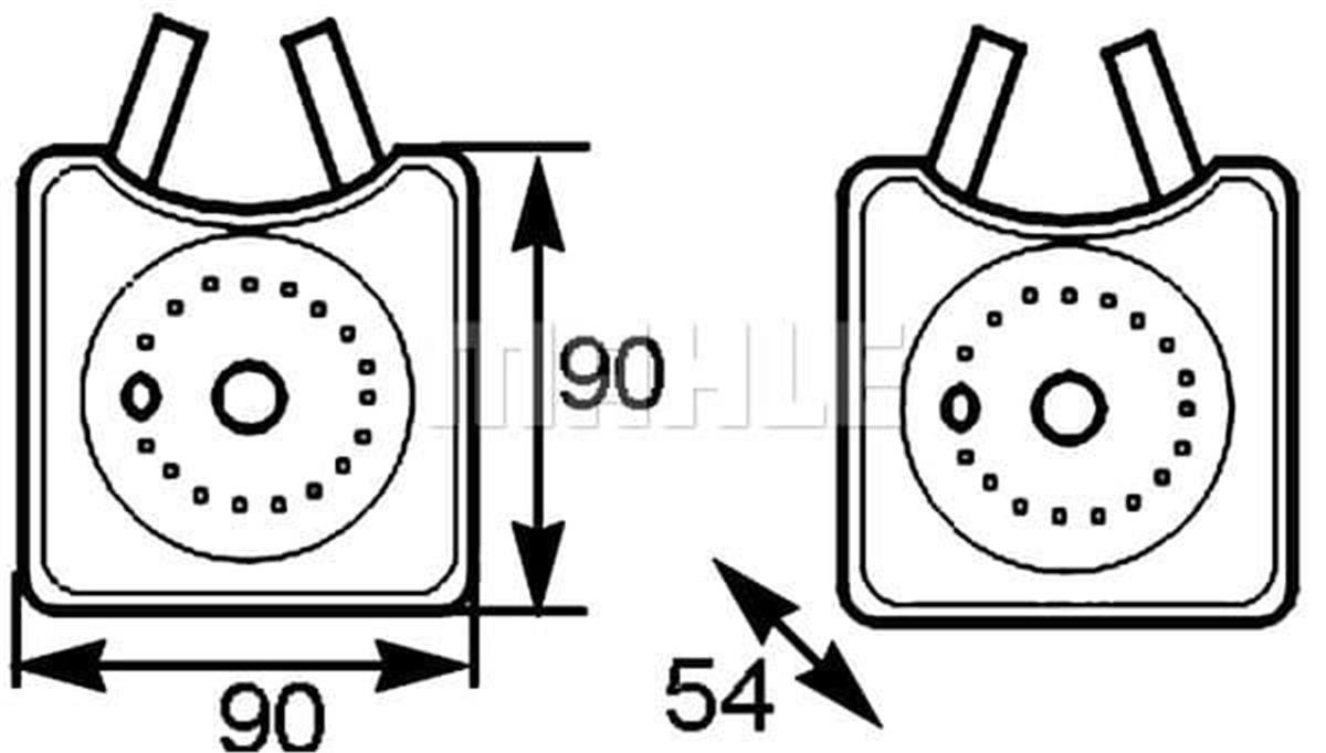 Yağ Soğutucusu T5-Caddy Iıı 1.9Tdı Axb-Bjb Polo 1.4Tdı Amf-Passat 1.6 Alz 00-05