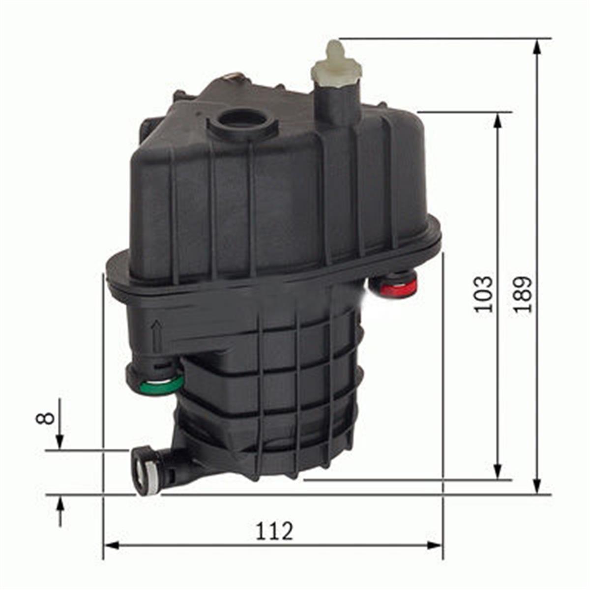 Yakıt Filtresi Clio 3 1.5Dcı 05- -Modus 1.5Dcı 04-