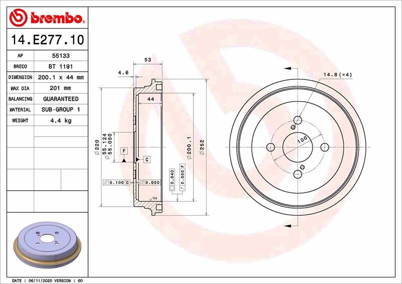 Toyota Yaris Fren Kampanası BREMBO