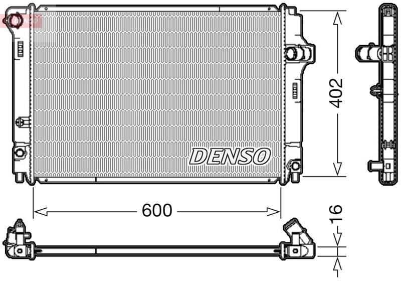 Toyota Yaris Motor Su Radyatörü DENSO
