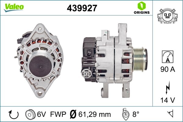Toyota Yaris 1L Alternatör VALEO