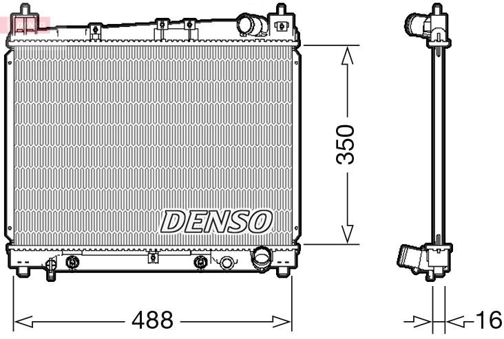 Toyota Yaris Motor Su Radyatörü DENSO