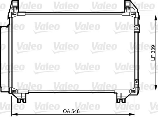 Toyota Yaris Kondenser VALEO