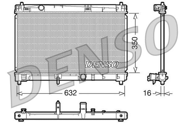 Toyota Yaris Motor Su Radyatörü DENSO