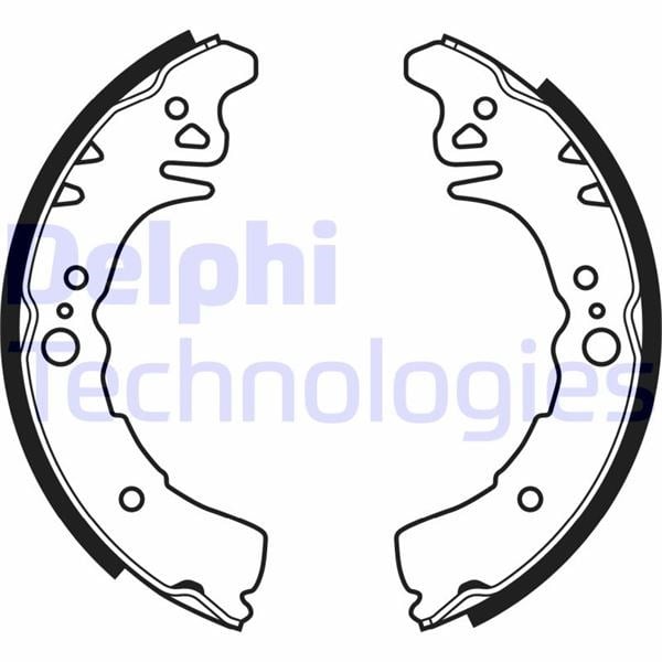 Toyota Yaris Arka Fren Pabucu DELPHI