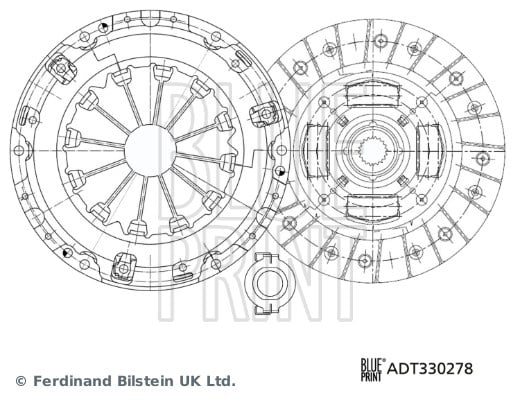 Toyota Yaris Debriyaj Seti BLUEPRINT