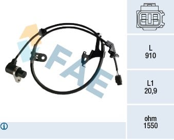 Toyota Yaris Ön Sağ ABS Sensörü FAE