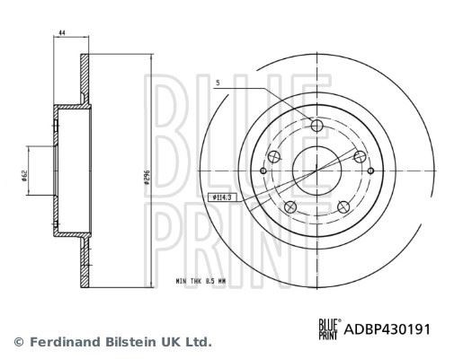 Toyota Yaris Cross Fren Diski BLUEPRINT