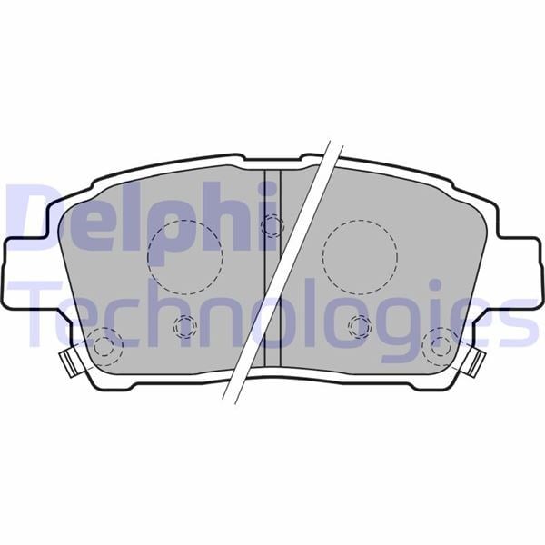 Toyota Yaris Ön Fren Balatası [ABS'li araçlar için] DELPHI