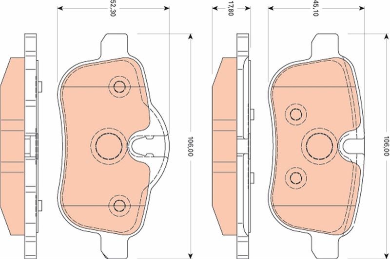 BMW Z4 E89 Arka Fren Balatası TRW