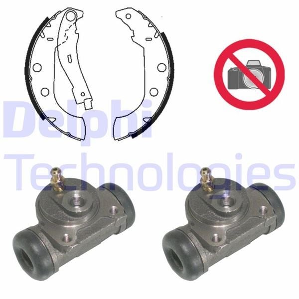 Citroen ZX Peugeot 306 Arka Fren Pabuç Kiti DELPHI
