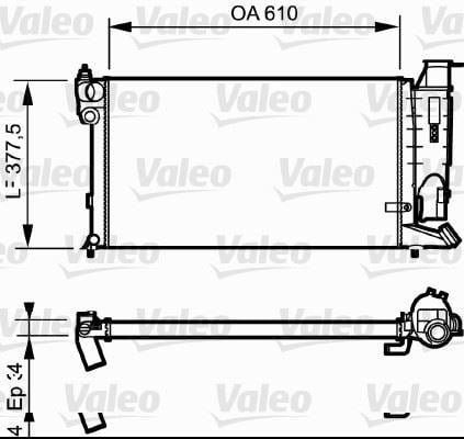 PSA ZX 306 Radyatör TD VALEO