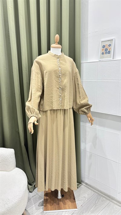 PUANE 14434 DENİZ KABUKLU ETEKLİ TAKIM