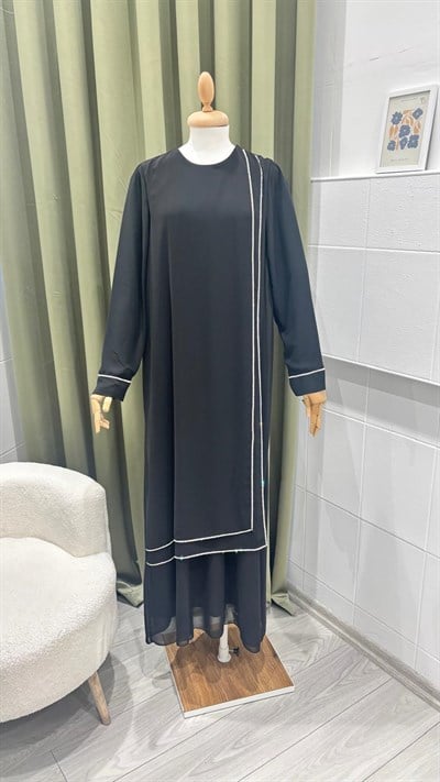 TANE 4874 TAŞ ŞERİTLİ ELBİSE BB