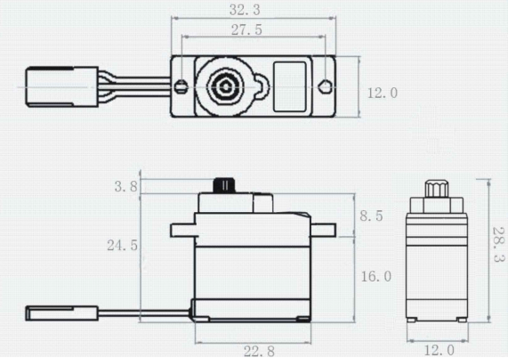 Power HD-2215S Ölçüleri