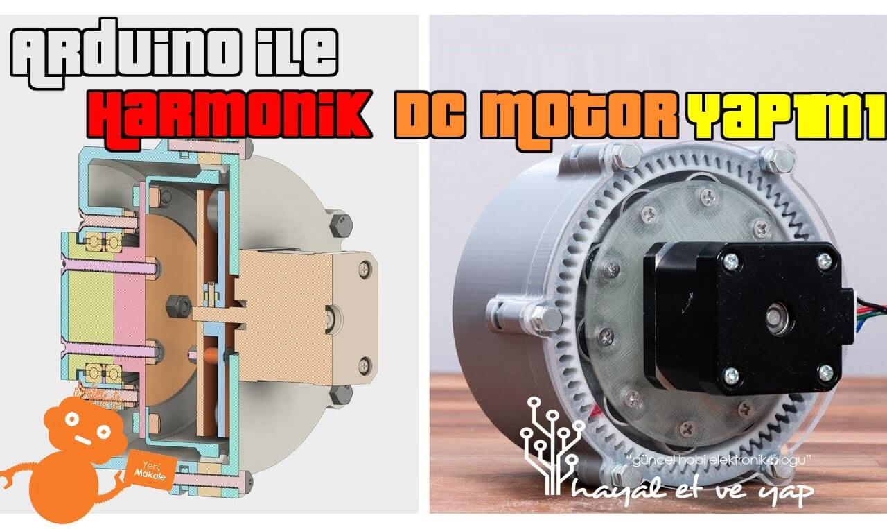 Arduino ile Harmonik DC Motor Yapımı - Arduino Projeleri | Robocombo