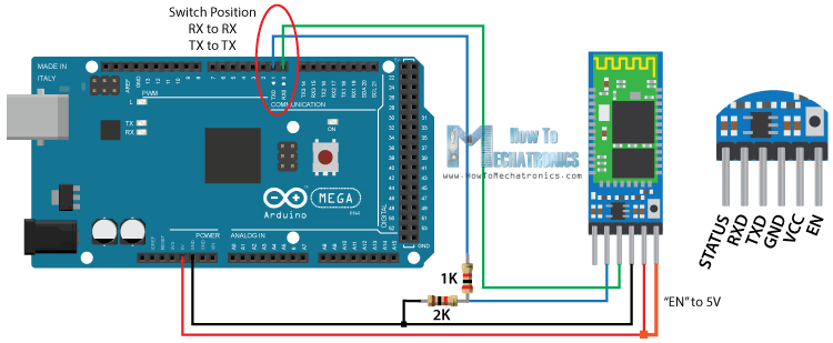 Arduino ile İki HC05 Bluetooth Modülü Arası İletişim (Master-Slave) | Robocombo