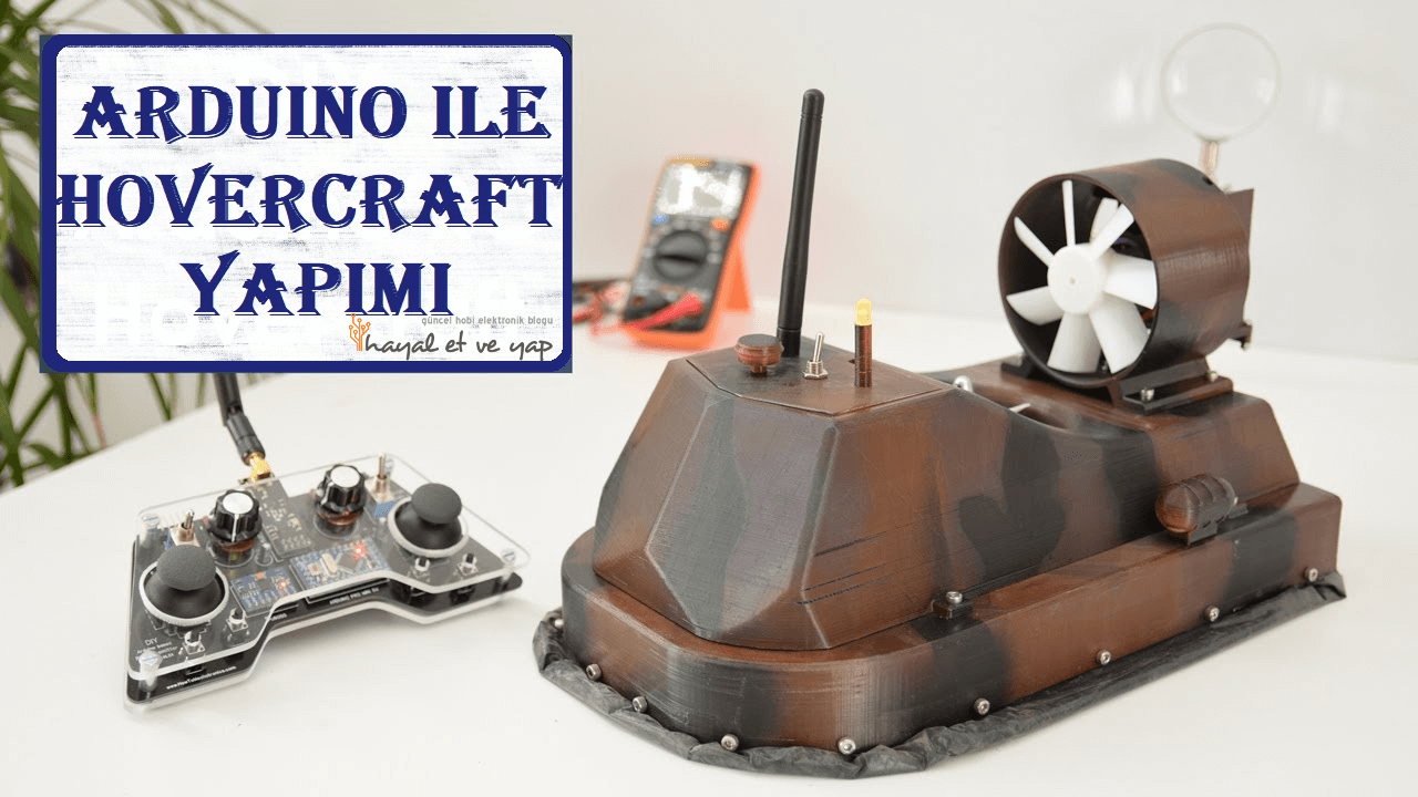 Arduino ile Mini RC Hovercraft Yapımı - Arduino Projeleri | Robocombo