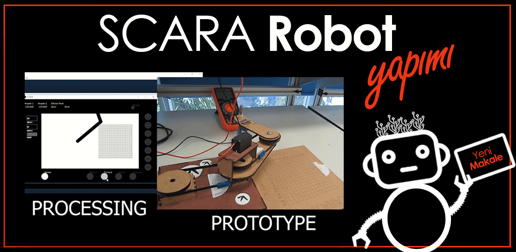 SCARA Robot Yapımı - İlginç Arduino Projeleri | Robocombo