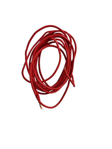 10 AWG Kırmızı Silikon Kablo 1mt - 6 mm2 SİAF Silikon