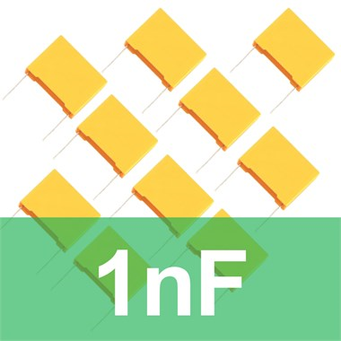 1nF Polyester Kondansatör (10 Adet) Film Kapasitör