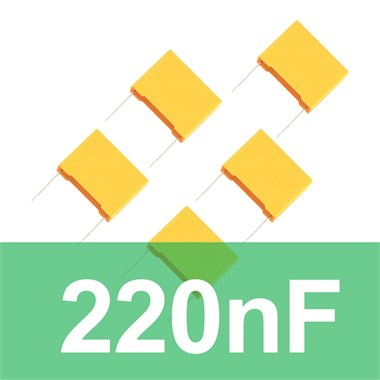 220nF Polyester Kondansatör (10 Adet) Film Kapasitör