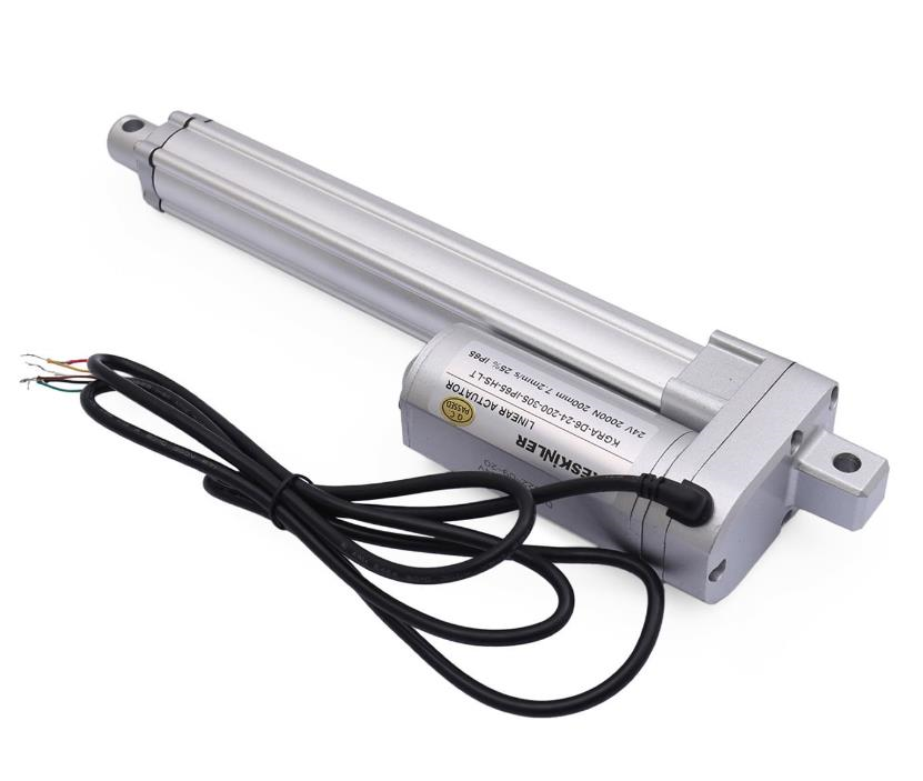 24V 200MM Lineer Motor - 2000N IP65 Hall Sensörlü