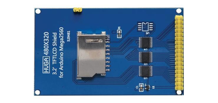 3.2'' TFT LCD 480x320 Shield Arduino Mega 2560 Ekran