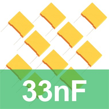 33nF Polyester Kondansatör (10 Adet) Film Kapasitör